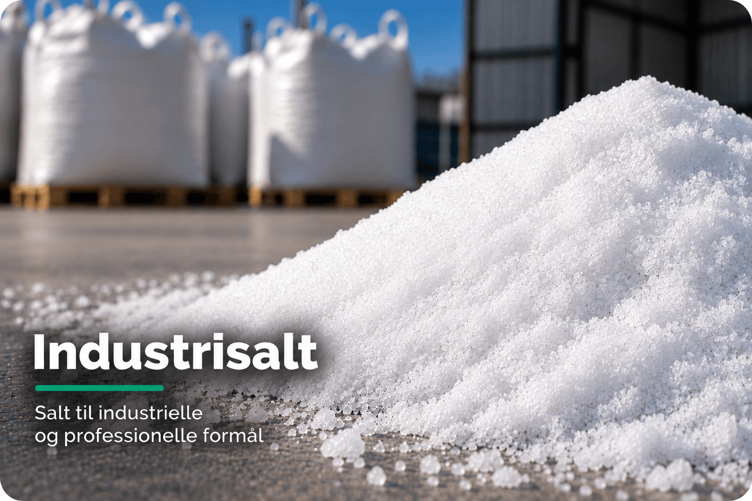 Salg og levering af industrisalt